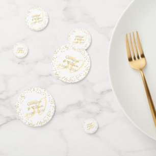 50th Wedding Anniversary Gold Dust Confetti