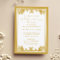50th Wedding Anniversary Golden Flourish Scroll