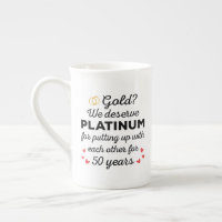 50th Wedding Anniversary I - Gold Funny Couple
