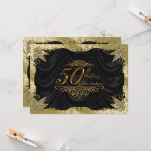 50th Wedding Anniversary Invitation