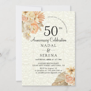 50th Wedding Anniversary Invitation