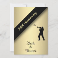 50th Wedding Anniversary Invitation