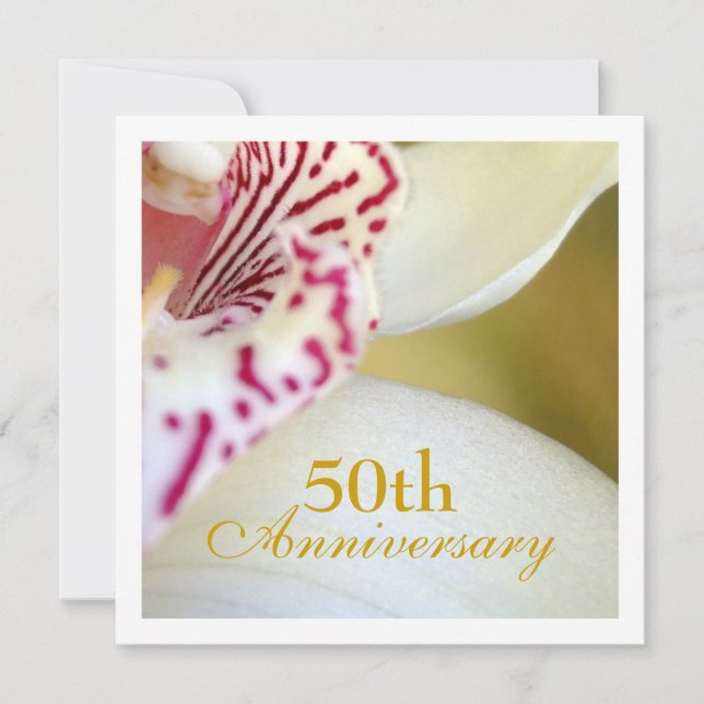 50th Wedding Anniversary Invitation (Front)