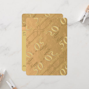 50th Wedding Anniversary Invitation