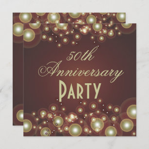 50th Wedding Anniversary Invitations