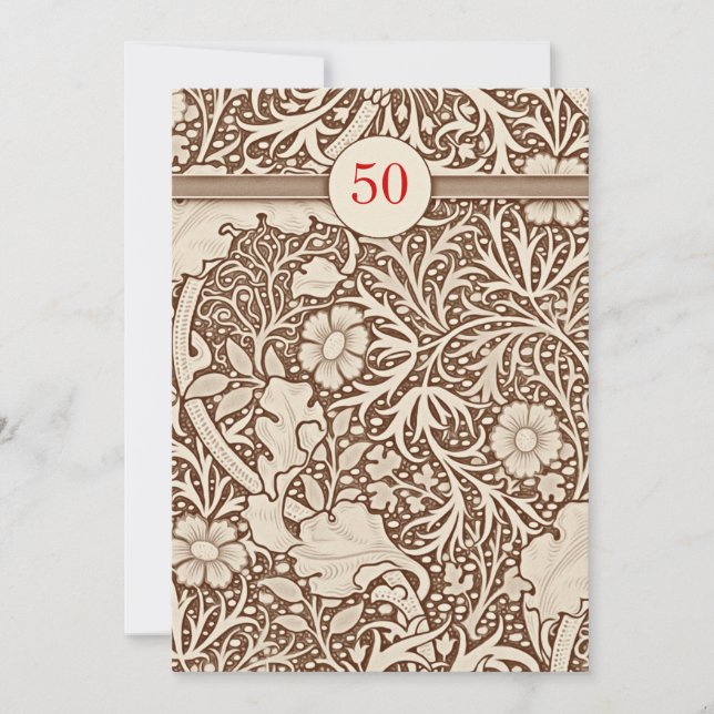 50th wedding anniversary invitations (Front)