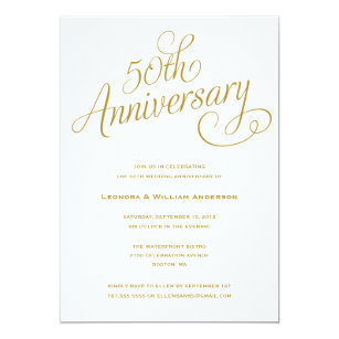 50th Anniversary Wedding Invitations Zazzle Co Nz 50th Anniversary Wedding Invitations