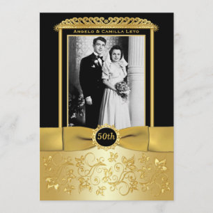50th Wedding Anniversary Invite
