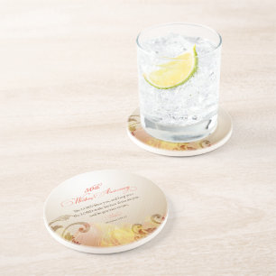 50th Wedding Anniversary, Lord Bless & Keep Coaster