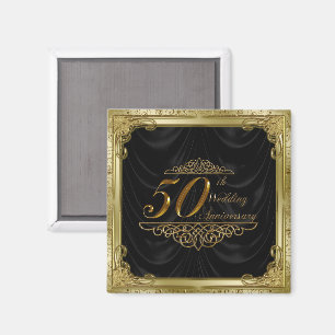 50th Wedding Anniversary Magnet