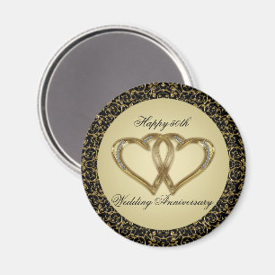 50th Wedding Anniversary Magnet