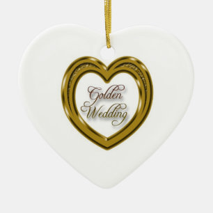 50th Wedding Anniversary Ornament