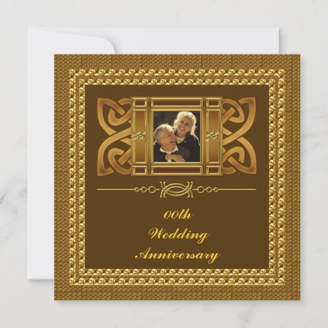50th Wedding Anniversary Party Invitation (Front)
