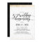 50th Wedding Anniversary Party Invite - Golden