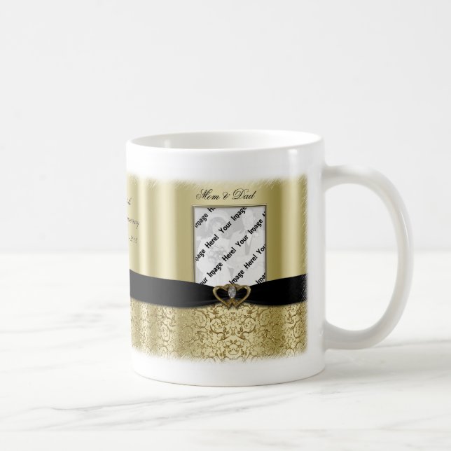 50th Wedding Anniversary Photo Mug (Right)