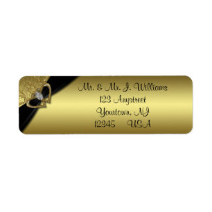 50th Wedding Anniversary Return Address Labels