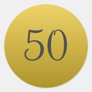 50th Wedding Anniversary Stickers
