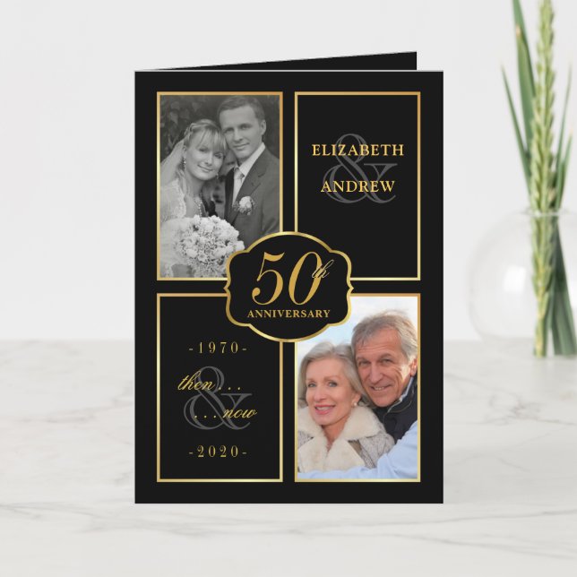 50th Wedding Anniversary Vow Renewal Party Invite (Front)