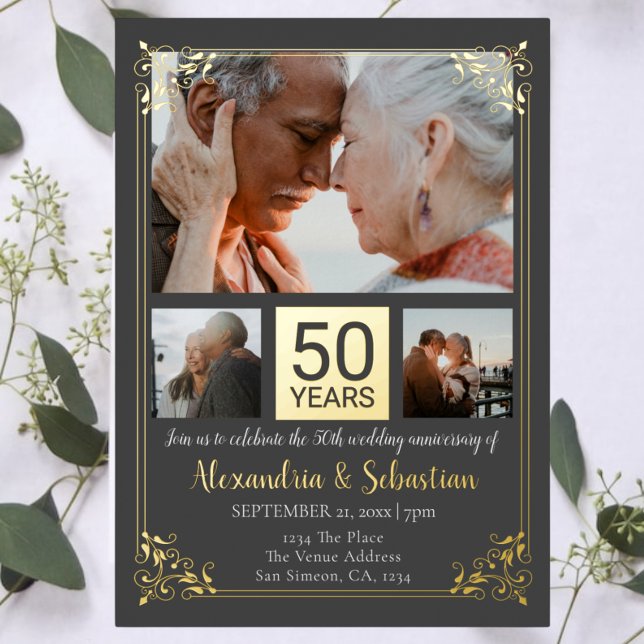 50th Wedding Anniversary With Frame (Creator Uploaded)