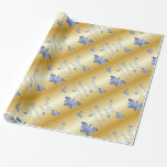 50th Wedding Anniversary Wrapping Paper<br><div class="desc">50th Wedding Anniversary Wrapping Paper. This fun 50th wedding anniversary design makes a great gift for a golden wedding anniversary. Customise with any text of your choice. Design by justbyjulie</div>
