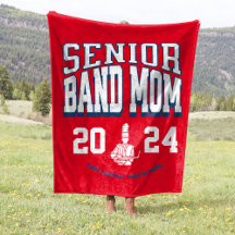 50x60 School Band Senior Mum Stadium Fleece Blanke