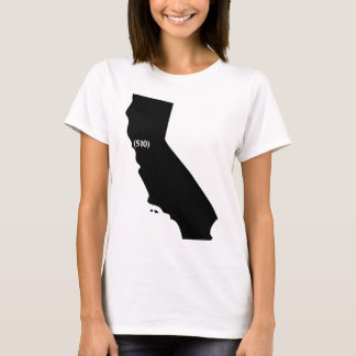 510 Area Code, California, Bay Area T-Shirt