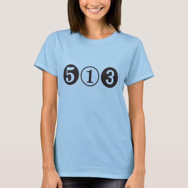 513 Area Code Women's Ringer T-shirt (Front)