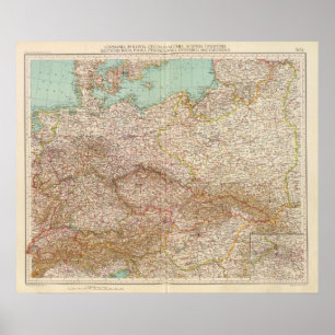5152 Germany, Poland, Czechoslovakia Poster