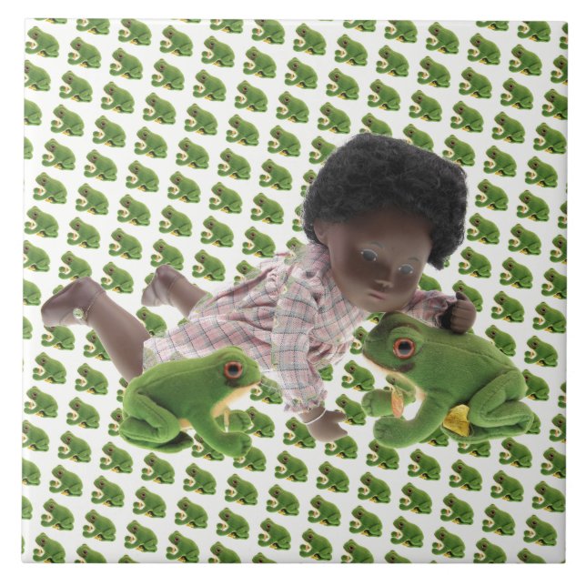 519 Sasha Cara Black Baby Fliese Tile (Front)