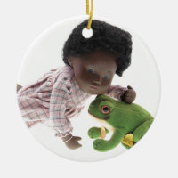 519 Sasha Cara Black  Baby Ornament