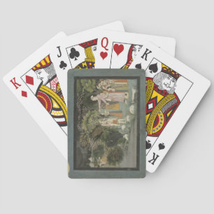 51.207/28 Nanda asking Radha to escort Krishna hom Playing Cards