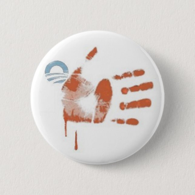 51) Blood Stripes: Flag Print - button (Front)