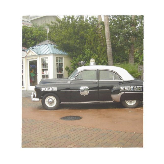 '51 Chevrolet Police Car Notepad (Front)