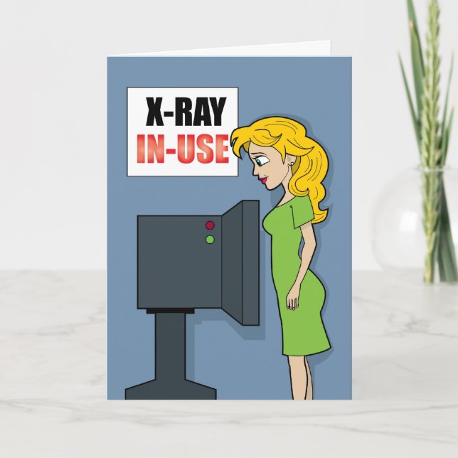 #51 Get well  x-ray in use Card (Front)