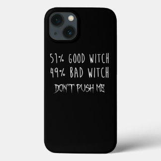 51 Good Witch 49 Bad Witch  iPhone 13 Case