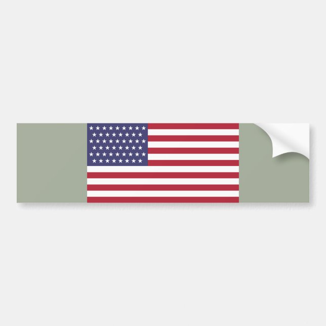 51 Star Flag of the United States of America (USA) Bumper Sticker (Front)
