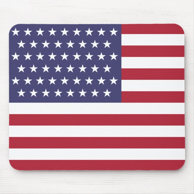 51 Star Flag of the United States of America (USA) Mouse Pad (Front)