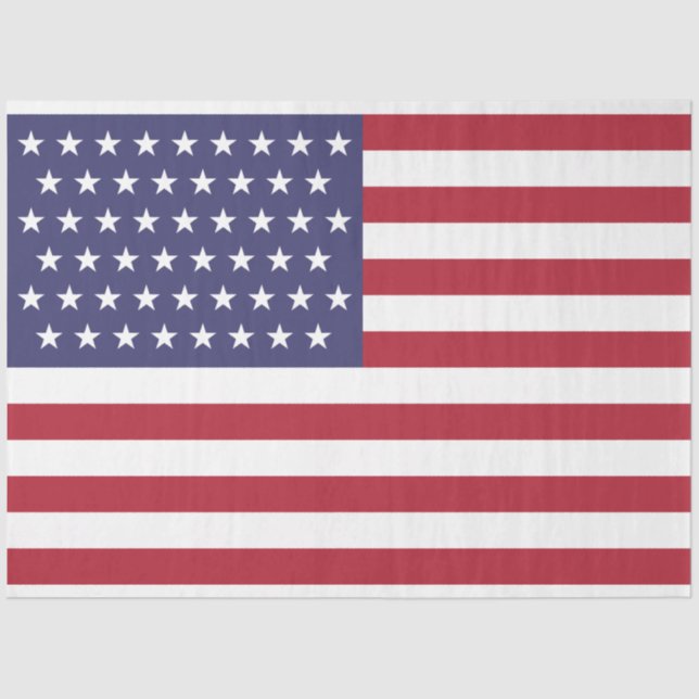 51 Star Flag of the United States of America (USA) Tissue Paper (Front)