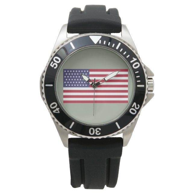 51 Star Flag of the United States of America (USA) Watch (Front)