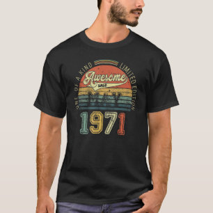 51 Year Old Awesome Since May 1971  50th Birthday  T-Shirt