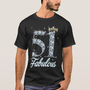 51 Year Old Its My 51st Birthday Queen Diamond Hee T-Shirt