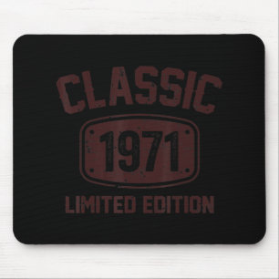 51 Years Old 1971 Limited Edition 51th Birthday Mouse Pad
