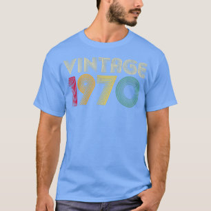 51st Birthday Vintage 1970 Men Women Mum Dad T-Shirt