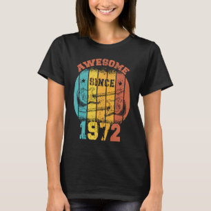 51st Birthday Vintage 1972 Retro 51 Years old Guit T-Shirt