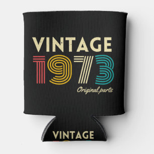 51st Birthday Vintage 1973 Original Parts Can Cooler