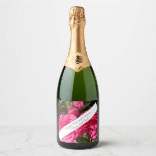51st Wedding Anniversary  Sparkling Wine Label