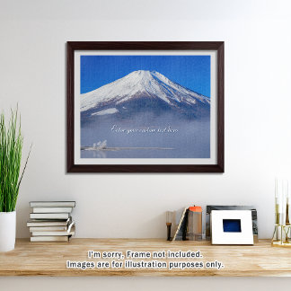 [520] Mt.Fuji – Silent Morning, Frozen Beauty Jigsaw Puzzle
