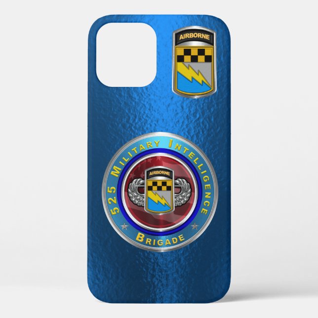525 Military Intelligence Brigade “Airborne” Case-Mate iPhone Case (Back)