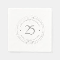 525th Wedding Anniversary Silver Circle Frame