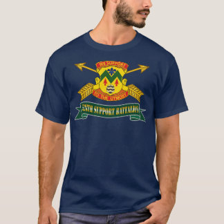 528th Support Battalion w SF Br Ribbon X T-Shirt